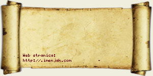 Staša Mećava vizit kartica